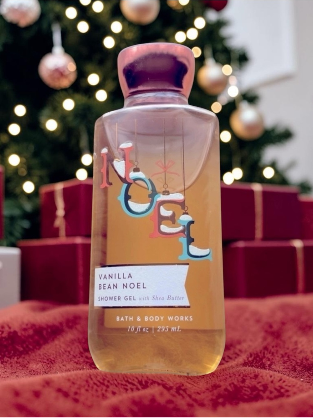 🎄 NWT Bath & Body Works Vanilla Bean Noel Shower Gel with Shea Butter